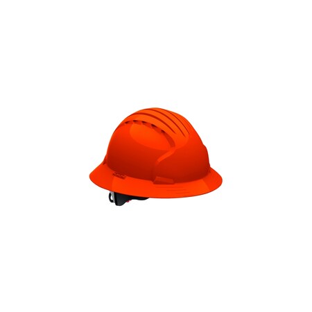 Pip JSP EVO6161 FULL BRIM, ORANGE6-PT TEXTILE SUSP, WHEEL, PK 10 280-EV6161-OR